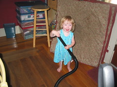 vacuuming is fun!
